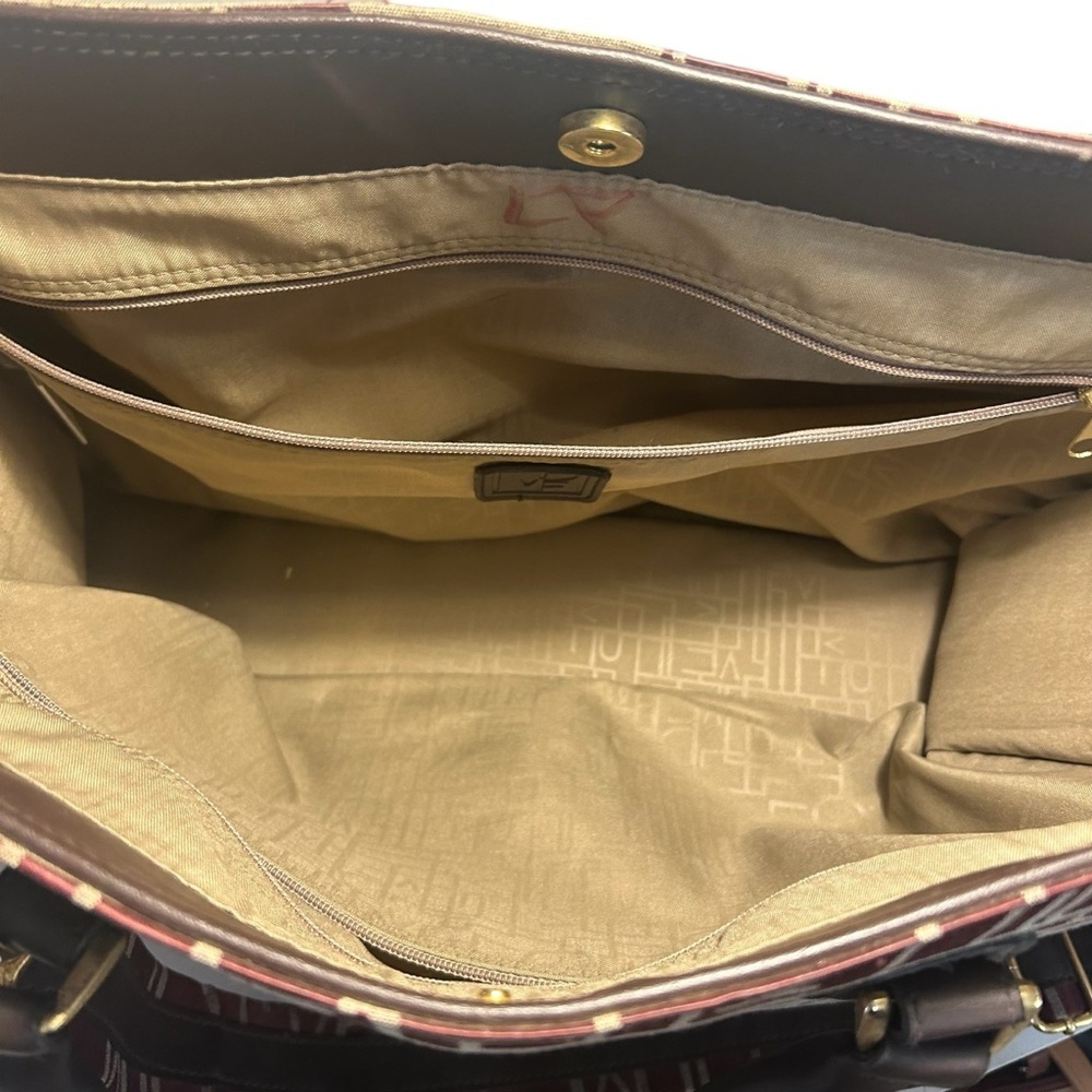 Diane Von Furstenberg DVE Logo Large Travel Bag Tote - Picture 4 of 13